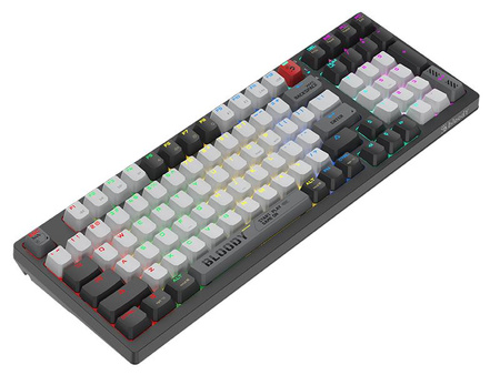 Klawiatura mechaniczna A4TECH BLOODY WS98 Grey WRLS (BLMS RED Plus Switches)