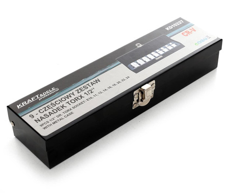 Zestaw Nasadek Torx 9cz. KD10227 Walizka ! - KRAFT&DELE