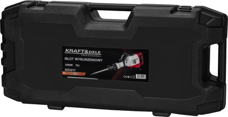 MŁOT WYBURZENIOWY 3200W 75J HEX-GAN KD3211 - KRAFT&DELE