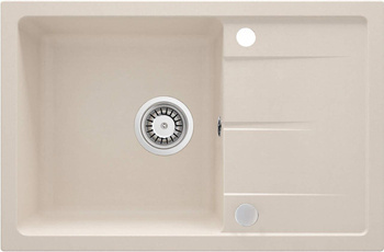 Zlewozmywak granitowy 1-komorowy z ociekaczem (ZRD 5113) - Deante