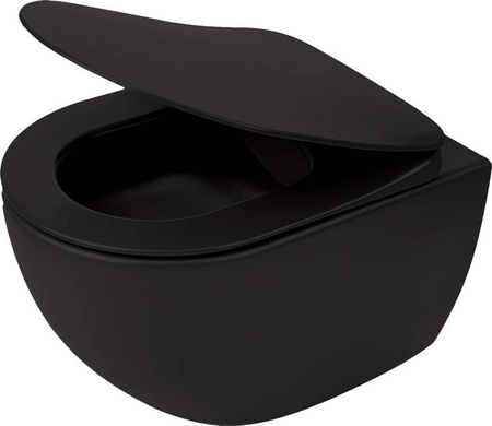 Miska WC z deską bezkołnierzowa (CDEDNZPW) - Deante