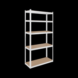 Regał metalowy magazynowy 180x90x40 biały Rebel