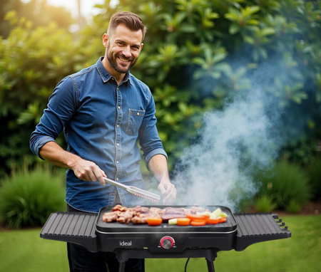 ELDOM GRILL ELEKTRYCZNY WOLNOSTOJĄCY 2W1