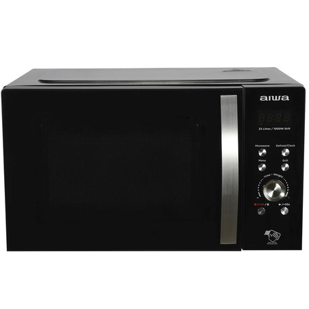 Kuchenka mikrofalowa z grillem Aiwa MW-230DGBK 800W 23L (8435256898057) - AIWA