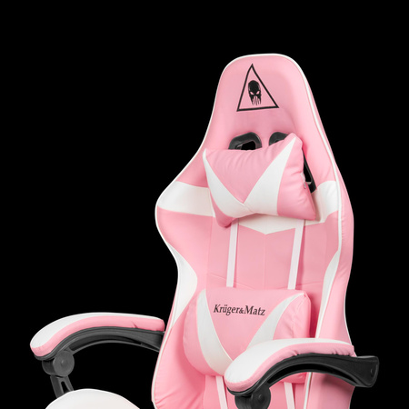 Fotel gamingowy Kruger&Matz GX-150 Biało-różowy