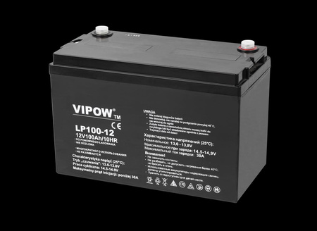 Akumulator żelowy VIPOW 12V 100Ah