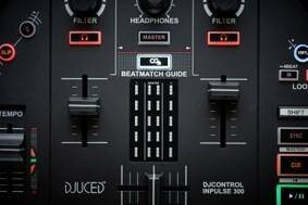 Konsola DJ Inpuls 300, kontroler DJ ze złączem USB, 2 ścieżki, 16 padów i karta dźwiękowa, oprogramowanie i samouczki w zestawie