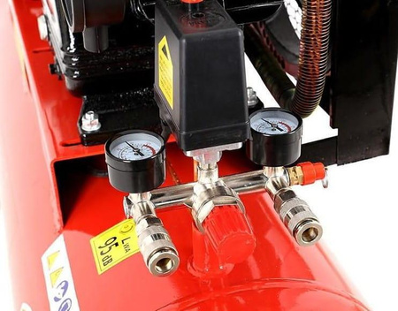 Kompresor olejowy 100L 3 Tłoki KD1477 + Seperator - KRAFT&DELE