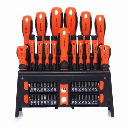 Zestaw śrubokrętów + magnetyzer 50szt. KD10950 - KRAFT&DELE