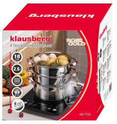 KB-7726 Garnek na parę 4 elm, 18cm, 2,5L KB-7726