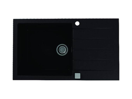 CADIT 40 kol. 91 CZARNY (860x500) zlew Granital 1 kom. z syfonem POP-UP 3 1/2" ALVEUS (1132031)