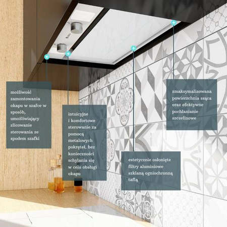 Okap kuchenny Spedtero 60.2 White GLOBALO