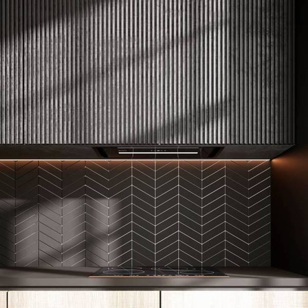 Okap kuchenny Saredo 60.1 Black + Turbina TW 1.2 GLOBALO