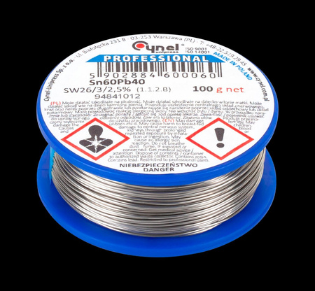 Cyna 0.38mm/100g Sn60Pb40 CYNEL