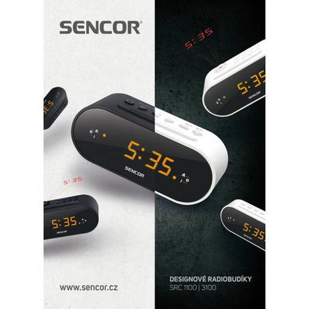 Radiobudzik SRC 1100 B Radiobudzik SENCOR