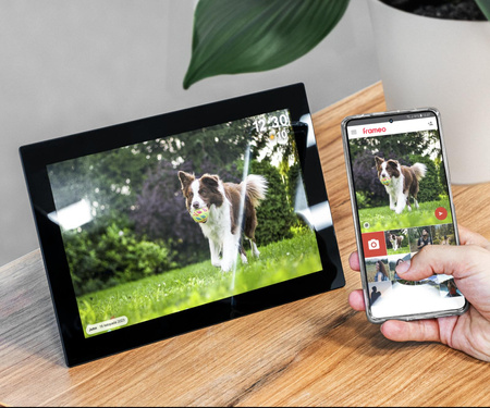 Cyfrowa ramka Kruger&Matz na zdjęcia FRAMEO Wi-Fi 10,1&quot; czarna