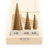 Wiertła stopniowe 4-32mm 3szt. KD10244 - KRAFT&DELE