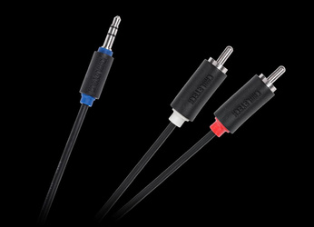 Kabel Jack 3.5-2RCA 10m Cabletech standard