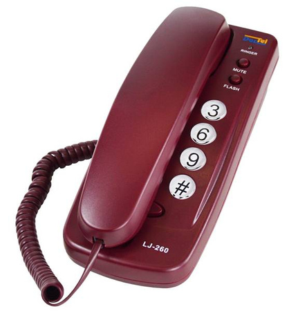 Tel. LJ-260 Dartel czerwony