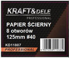 Papier ścierny 50szt. krążek 125mm P40 na rzep KD11807 - KRAFT&DELE