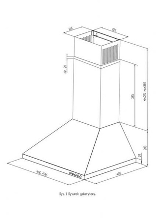 Okap MAAN Vela 2 60 czarny