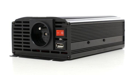 Przetwornica samochodowa 350W 12/24V - 230V - KRAFT&DELE