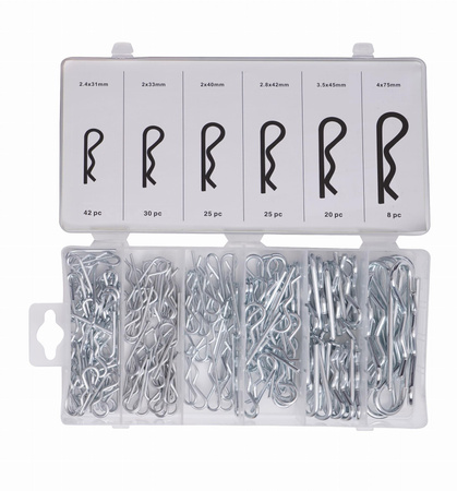 Zawleczki sprężynowe 150szt. KD10482 - KRAFT&DELE