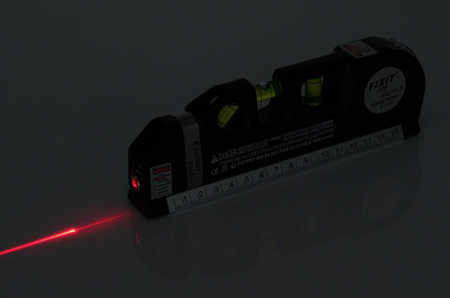 Poziomica laserowa z miarą 250cm KD10437 - KRAFT&DELE