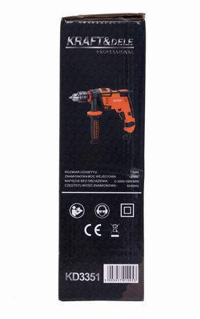 WIERTARKA UDAROWA 1600W KD3351 - KRAFT&DELE