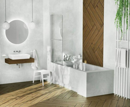 Bateria wannowa 4-otworowa z zestawem prysznicowym (BQT 014D) - Deante