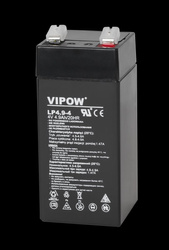 Akumulator żelowy VIPOW 4V 4,9Ah
