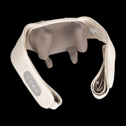 Masażer karku i pleców , ugniatacz, bezprzeowdowy , 3D, funkcja grzania , REBEL ACTIVE