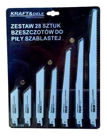 Brzeszczot do piły szablastej 28szt. KD10780 - KRAFT&DELE