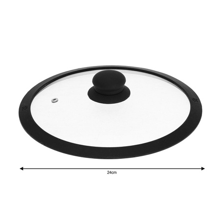 Pokrywa Ø24cm, szkło Kingho KH-1276