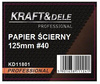 Papier ścierny 50szt. krążek 125mm P40 na rzep KD11801 - KRAFT&DELE