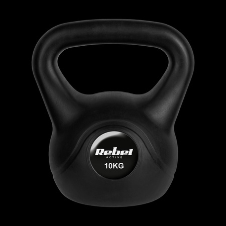 Kettlebell bitumiczny 10 kg REBEL ACTIVE