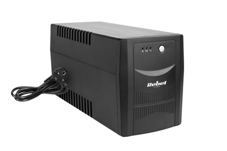Zasilacz awaryjny UPS REBEL model Micropower 2000 (offline, 2000 VA / 1200 W, 230 V, 50 Hz)