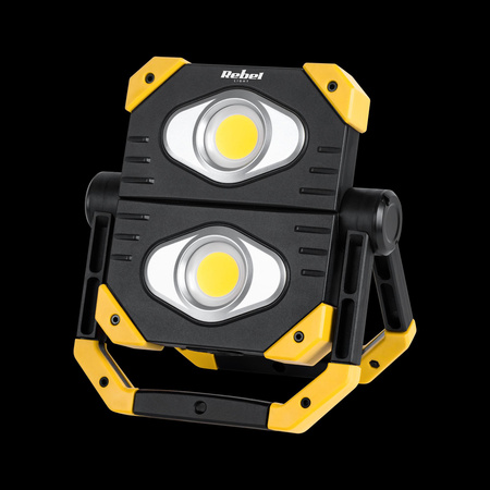 Przenośny reflektor LED 2XCOB