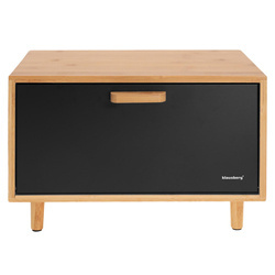 Chlebak bambus-stal, czarny Klausberg KB-7399