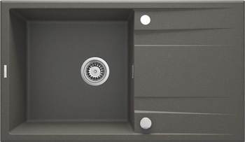 Zlewozmywak granitowy 1-komorowy z ociekaczem (ZQE T113) - Deante