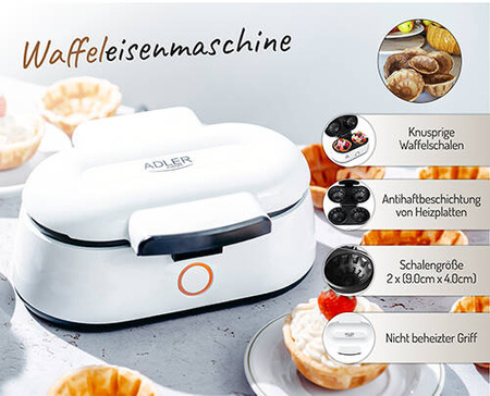 AD 3062 Wypiekacz do miseczek waflowych