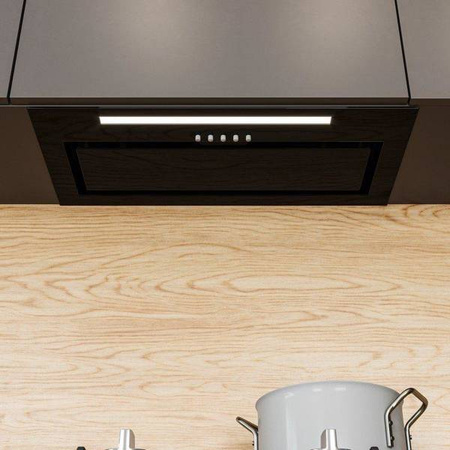 Okap kuchenny Senturo 60.3 Black GLOBALO