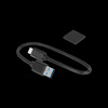 Obudowa dysku 2,5&quot; SATA USB C 3.1 Rebel przeźroczysta
