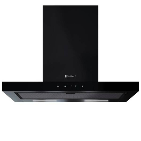 Okap kuchenny elka przyścienny czarny cichy  AVENTELIO 60.1 H2H BLACK