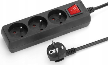 Przedłużacz 3 gn, 5 m Moniis MT118B-5