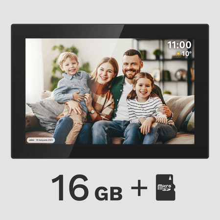 Cyfrowa ramka Kruger&Matz na zdjęcia FRAMEO Wi-Fi 10,1&quot; czarna