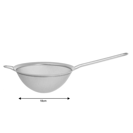 Cedzak, durszlak stal, zestaw 3 elementy Ø10/14/18 cm, Kinghof KH-3412