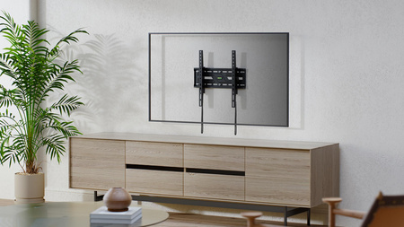 Uchwyt Basic do ściany 32-75 cali czarny LCD/KL-38