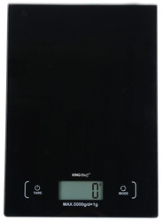 Waga kuchenna, czarna, 5kg KINGHoff KH-1823