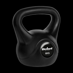 Kettlebell bitumiczny 6 kg REBEL ACTIVE